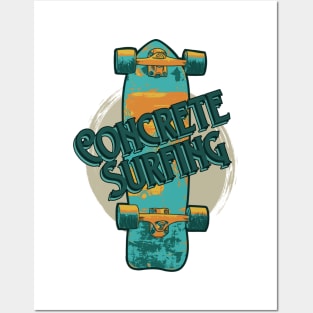 Concrete Surfing Posters and Art